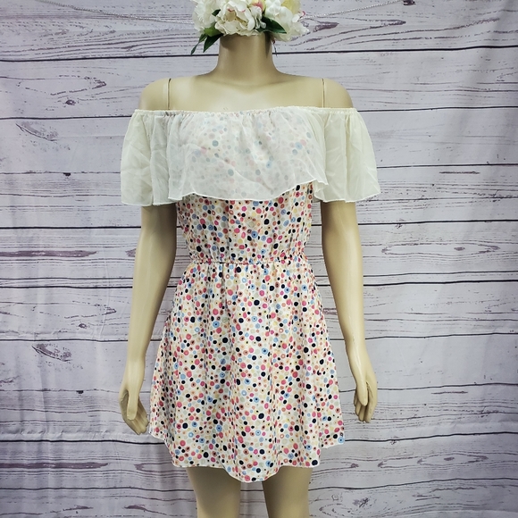 small off shoulder summer dress - Picture 4 of 6